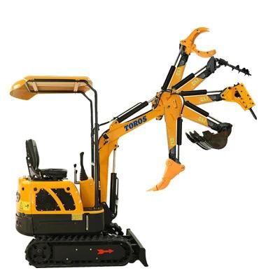 EPA/Euro5 1000kg Te10 Crawler Hydraulic Excavators