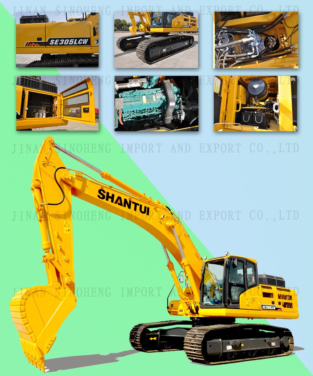 China Excavator Se305lcw Large-Sized Operating Weight 31500kg