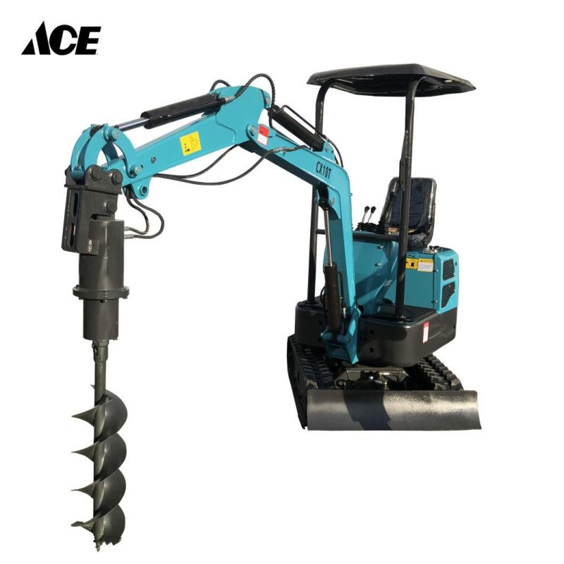 Hydraulic Mini Loader Mini Excavator Post Hole Digger