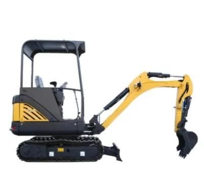 Hq18-9bp 1.8 Ton Hydraulic Crawler Excavator with Canopy