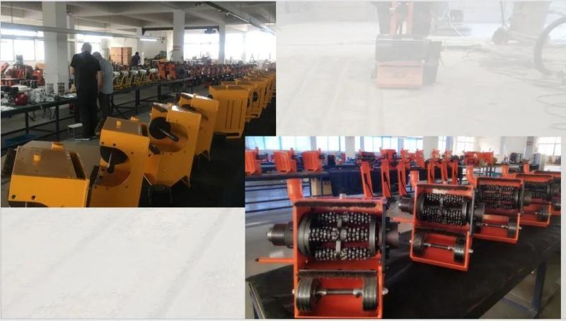 Asphalt Scarifying Machine for Road Floor Cleaning and Roughening of Concrete