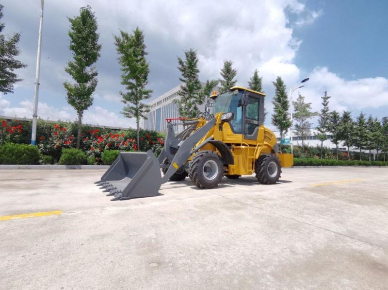 1.2 Tons Front Loader Mini Made in China Small Wheel Loader Price