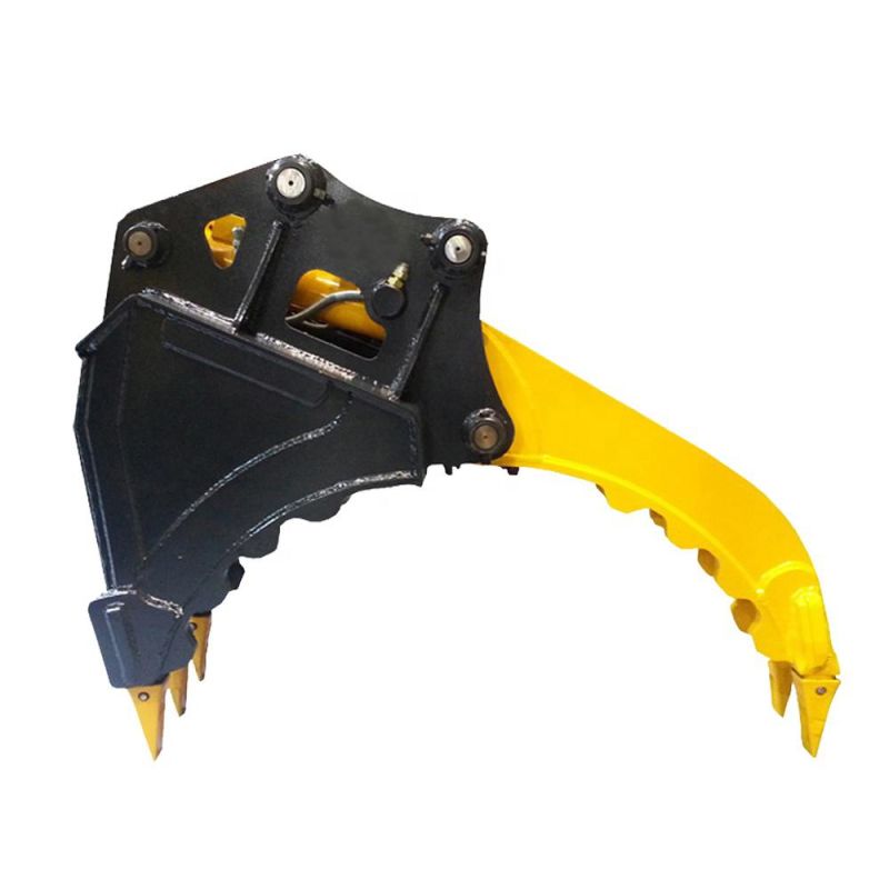 Excavator Hydraulic Gripper for 360 Rotary Rapple Wood Grapple Bucket