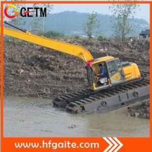 Amphibious Excavator with Self-Propelled Dredging Equipment Amphibious Excavator