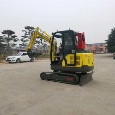 3 Tonne Trench Digger Micro 2 Ton Mini Excavator High Quality Factory Price for Sale with Rotate Grapple