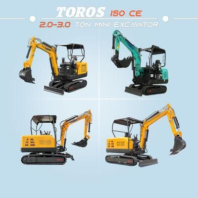 Hyundai Hydraulic Crawler Small/Mini Bagger Excavator Bulldozer with Factory Direct Sales Low Price