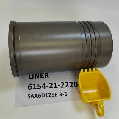 S6d125-3-5 Diesel Engine Part Cylinder Liner 6154-21-2220 Wheel Excavator Diesel Part
