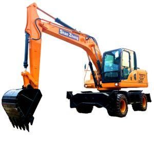 China Wheel Excavator Factory Price 18ton Excavation in Vietnam