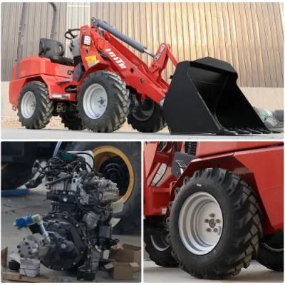 Articulated Front End Shovel Loader 25HP CE Approval Mini Loader 800kg Compact Tractor Loader for Sale