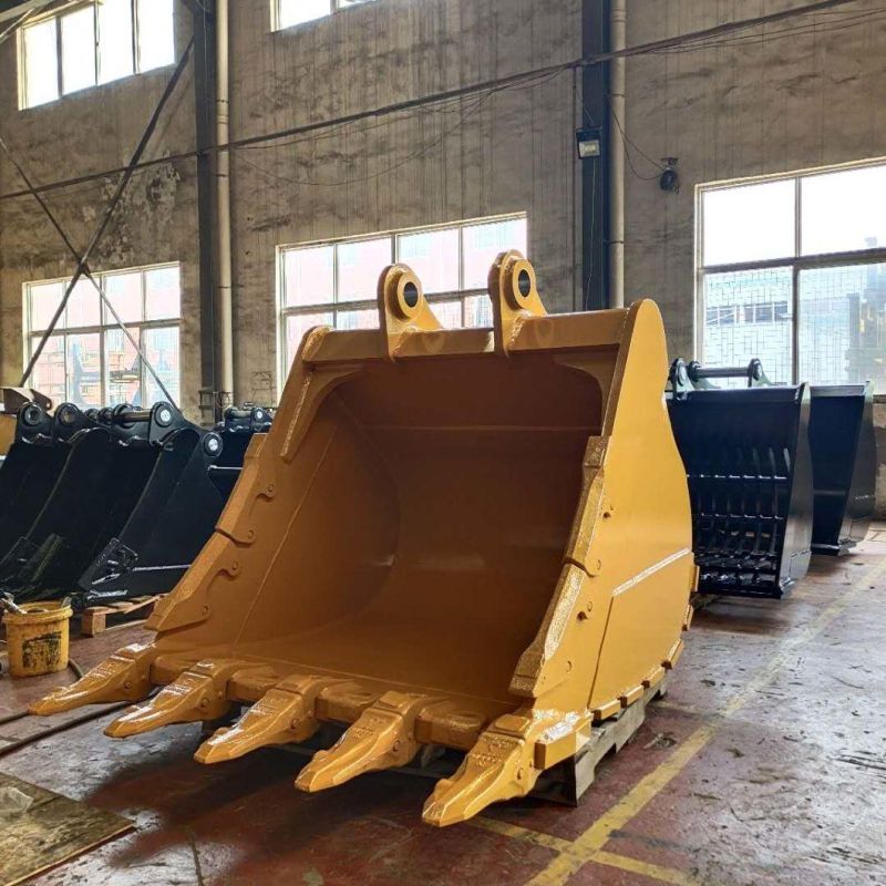 Excavator Spare Parts Standard Reinforced Rock Bucket