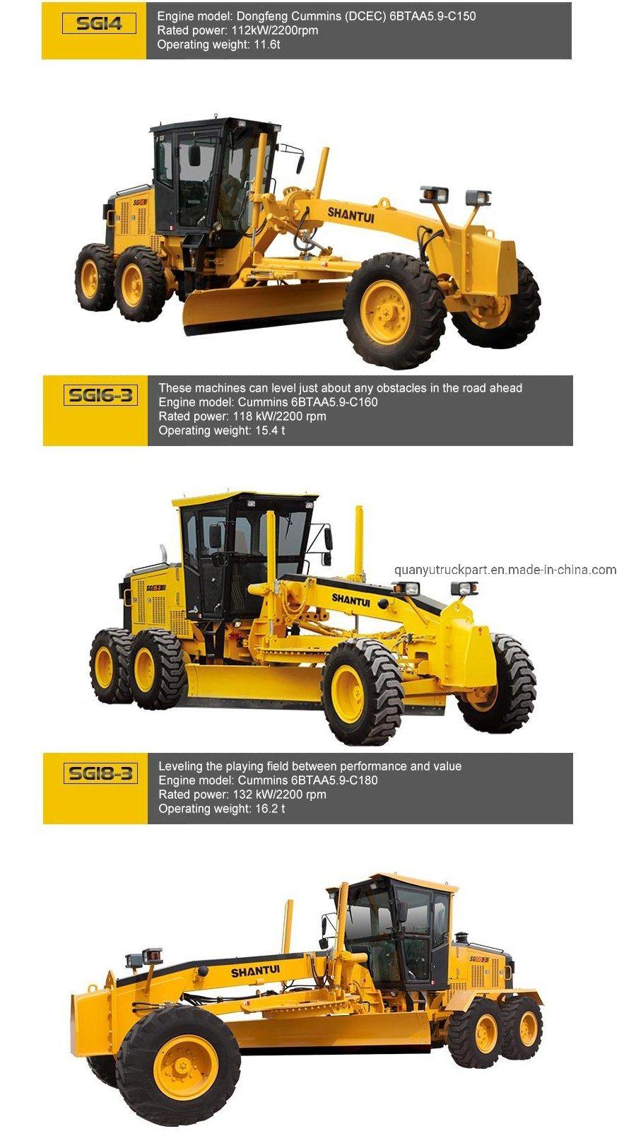 China Machinery Sg18-3 Shantui Motor Grader with Ripper and Blade