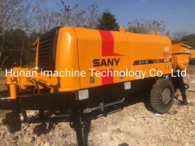 Used Syhbt60A Trailer Concrete Pump Good Working Condition Best Selling