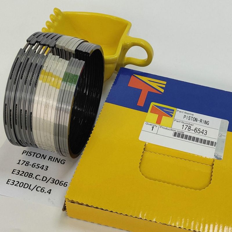 High Quality Diesel Engine Mechanical Parts Piston Ring 178-6543 for 320d Excavator Parts C6.4 3066 Engine Parts Generator Set