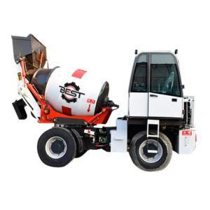Output Capacity 1 Cubic Meter Self Loading Concrete Truck Mixer Small