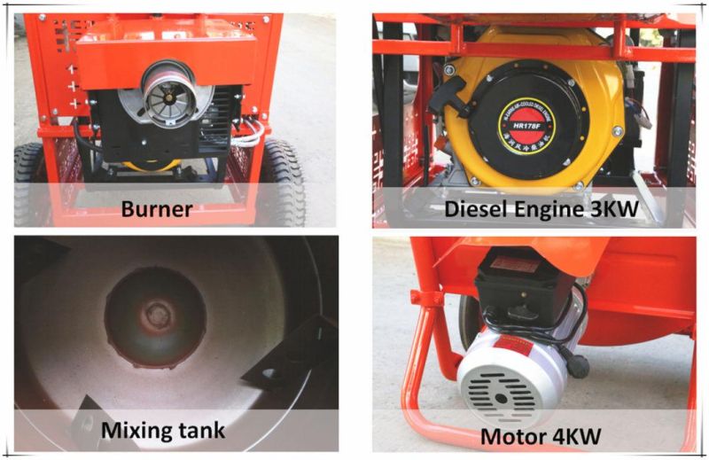 Small Mixer Blacktop Road Repair Road Machinery Maintenance