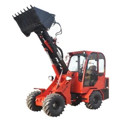 0.6 Ton 1 Ton 1.5 Ton 2 Ton Telescopic Wheel Loader /Front End Loader with 1cbm Bucket for Sale in China