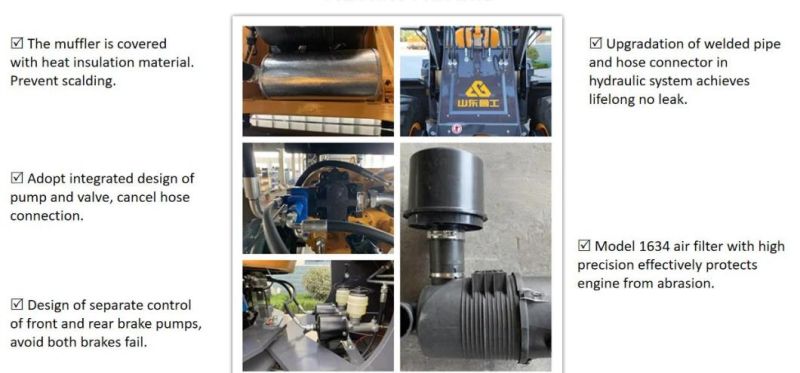 Lugong New Style Front End Wheel Loader LG930 for Farm