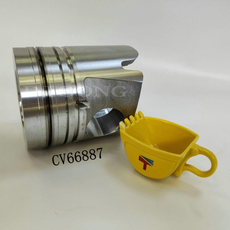 High-Performance Diesel Engine Engineering Machinery Parts Piston CV66887 for Excavator Parts Engine Parts Generator Set