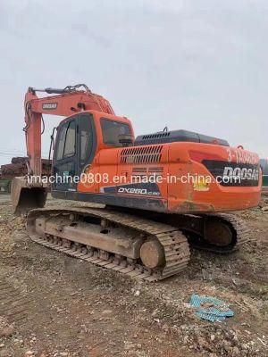 Good Condition Dx220LC-9c Medium Excavator Good Working Condition