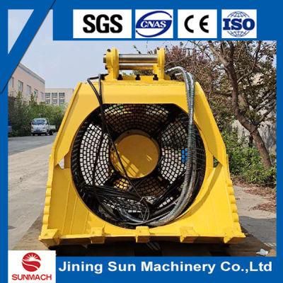 15 Tons Excavator Rotating Screener/Sieving/Mesh Screener Bucket