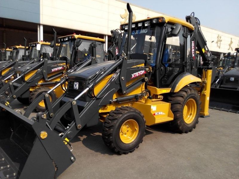 Chinese Xt870 Mini Tractor Backhoe Loader with Cheap Price