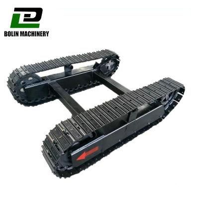 Customized Undercarriage Crawler Tracks Steel Rubber Track Chassis for Drilling Rig, Pile Driver, Crane
