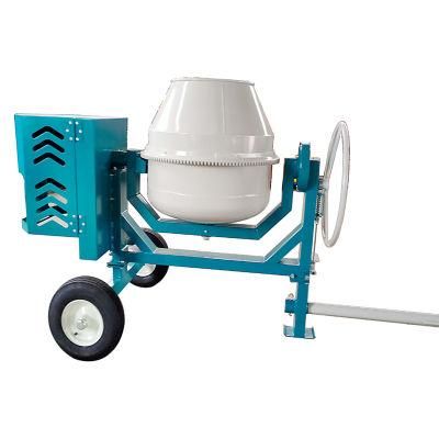 China Manual Portabel Small Concrete Cement Mixer with Motor