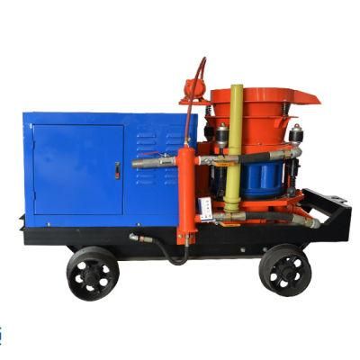China Supplier Wet Mix Hsp-5 Concrete Cement Mortar Shotcrete Spraying Gunite Machine Price