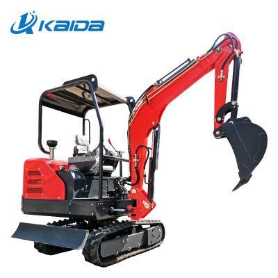 CE Certificate Crawler Excavator Chinese Cheap Small Mini Excavator with Grab for Personal Use