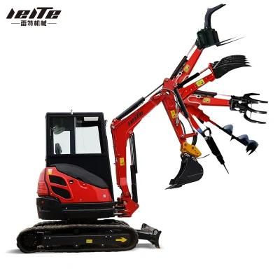 High Quality Low Fuel Consumption Yanmar 2 Ton Hydraulic Cheap Crawler Mini Excavator for Sale