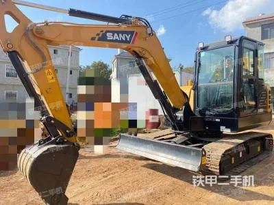 Used Mini Medium Backhoe Excavator Sany Sy55c Construction Machine Second-Hand