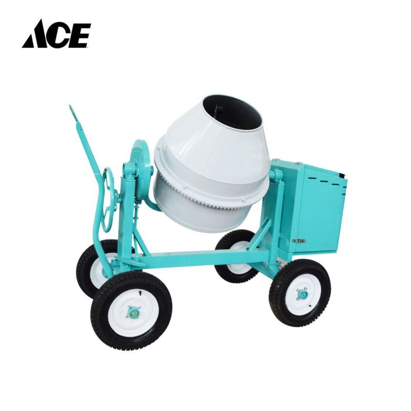 Self Loading Mini 350L Portable Diesel Concrete Mixer with Light Weight