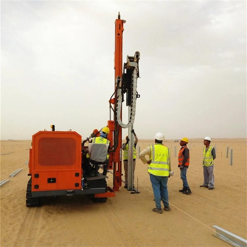 Solar Piling Pile Driver Machine with GPS for Solar Screwing and Ramming