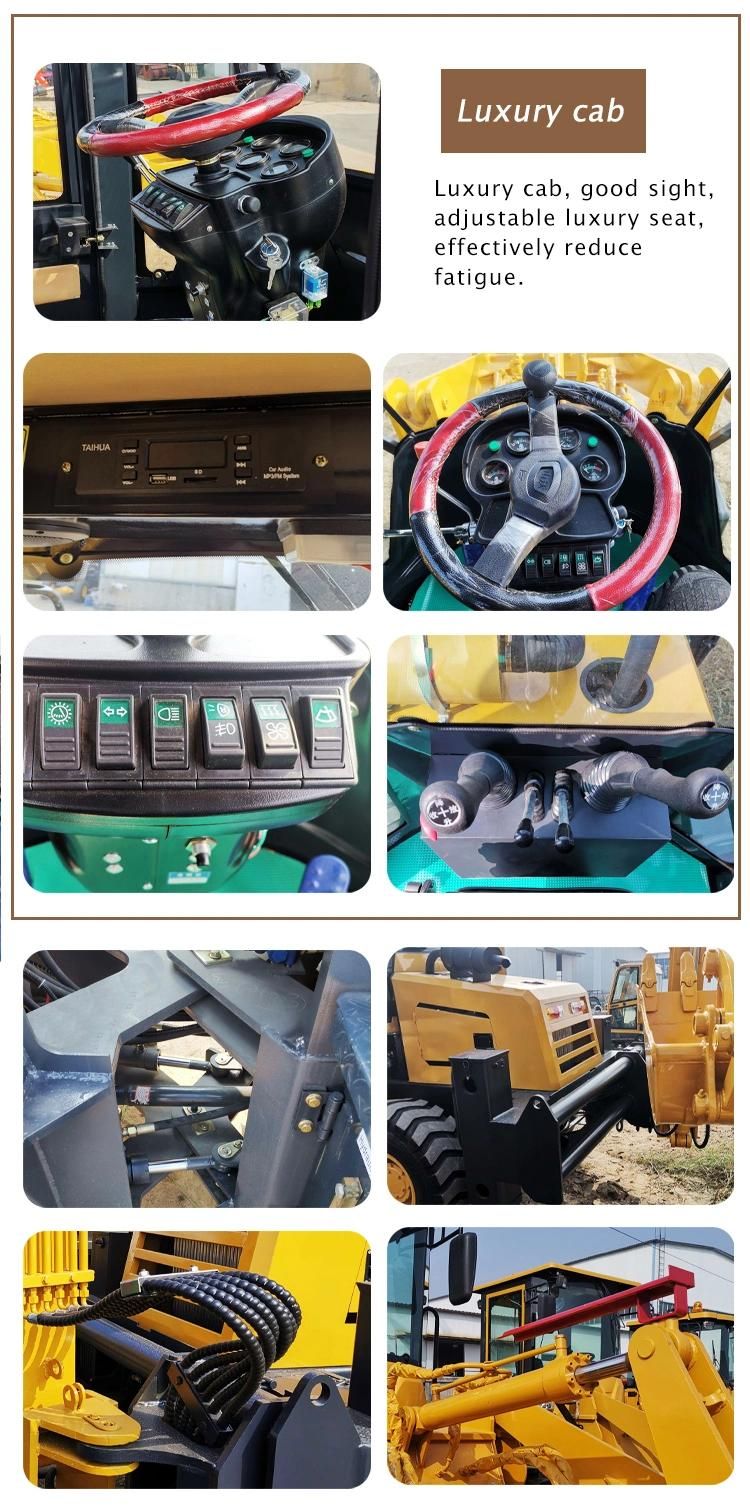 High Quality 4*4 Backhoe Loader for Sale with Low Price