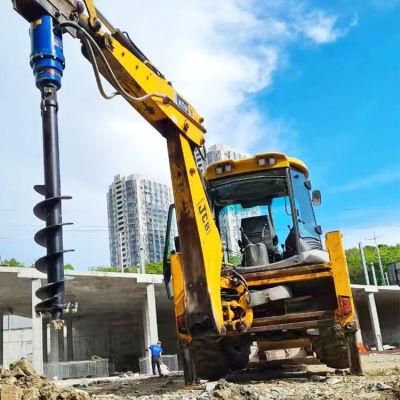 Excavator Backhoe Attachment Hydraulic Gear Box Earth Auger Drill for Sale