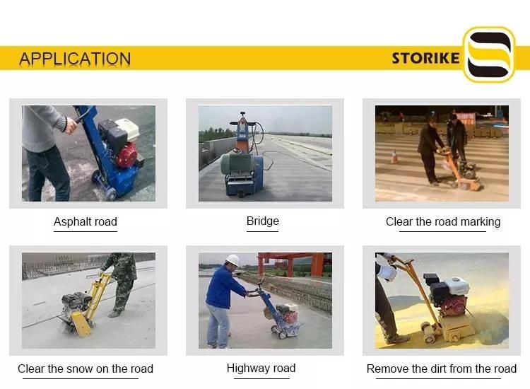 Electric Motor and Gasoline Engine Asphalt Milling Machine