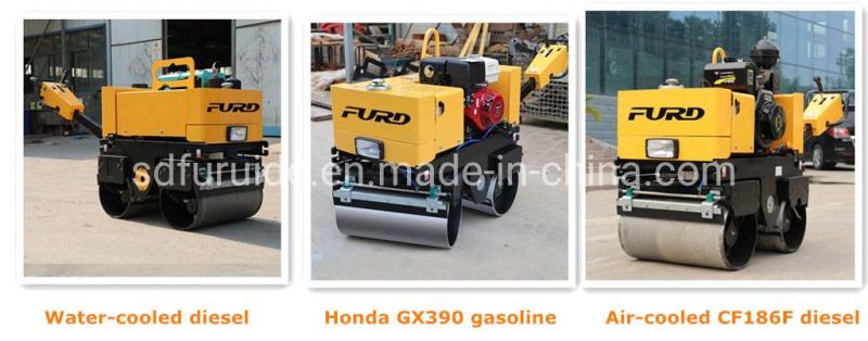 Walk Behind Vibratory Mini Compactor Asphalt Road Roller Fyl-800