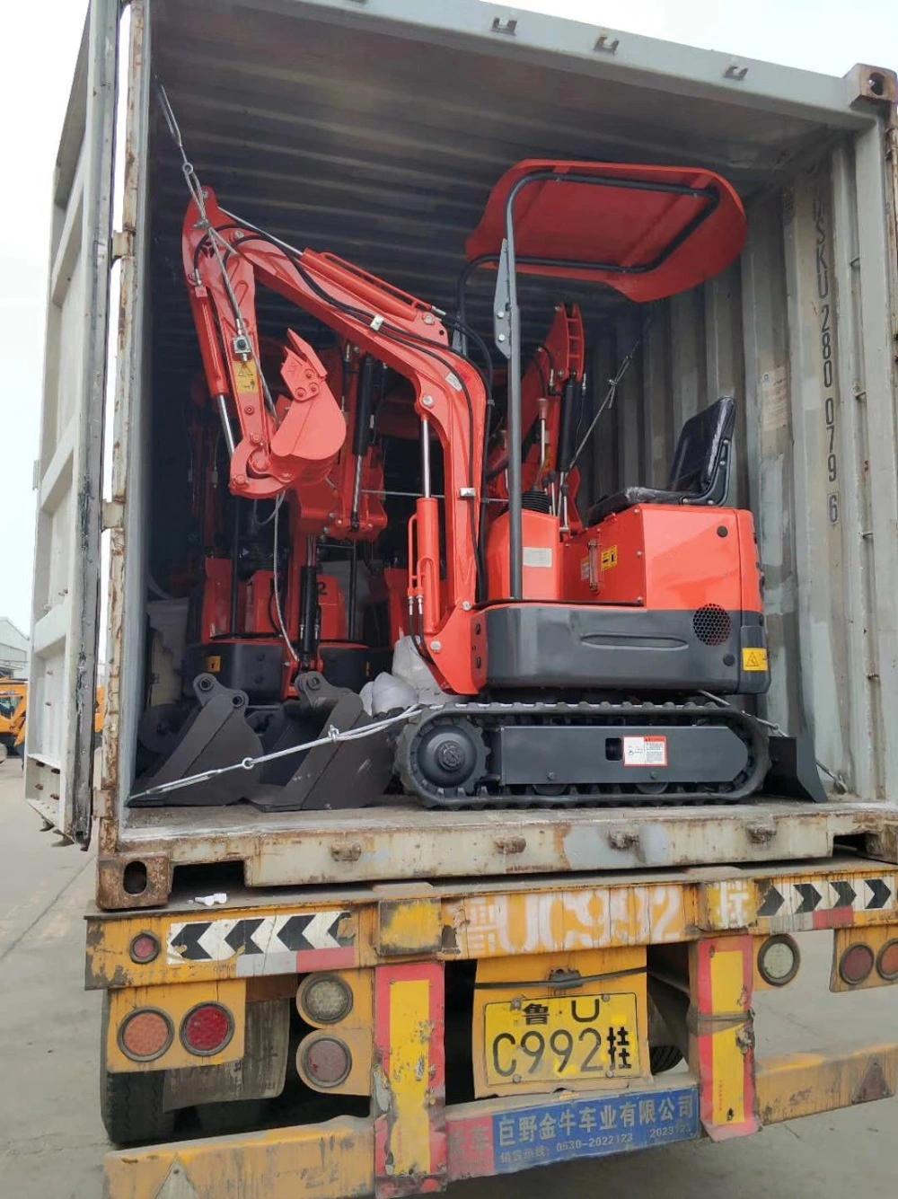 Chinese Small Excavator Hydraulic Boom Swing Excavator for Sale