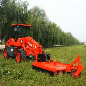 Farm Tractor with Mini Telescopic Loader Tl2500 2.5ton Front End Shovel Loader