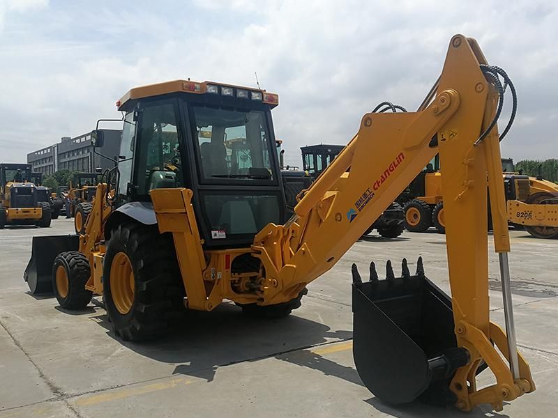 Sinomach Tlb Excavator Changlin 630A Mini Backhoe Loader for Sale