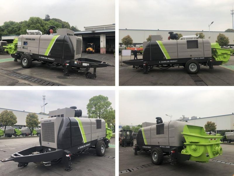 ZOOMLION Hydraulic Trailer Concrete Pump HBT105.21.294RS with CE/ISO Certification