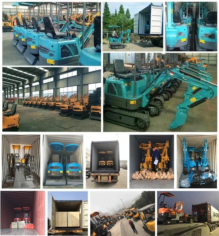 Digging Multifunction Hydraulic Crawler Towable Backhoe Mini Excavator Factory