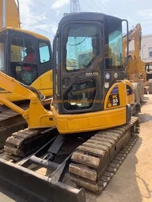 Japan Original Used Excavator Komatsu PC55mr-2 Small Excavator Komatsu PC55 PC78us PC128us PC200