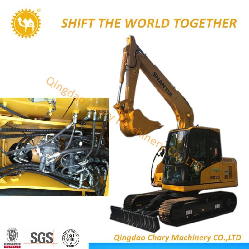 Shantui Se70-9 Crawler Mini Excavator (Weichai WP3) Hydraulic Crawler Excavator