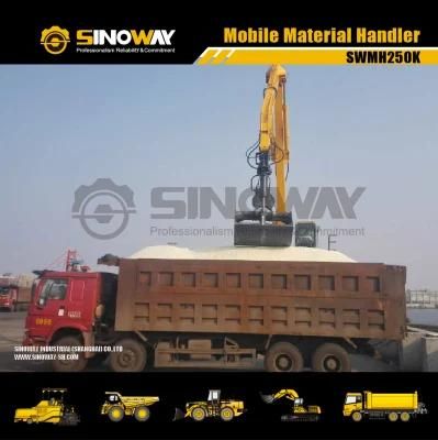 Good Performance Material Grabbing Excavator Handler with Clamshell Bucket