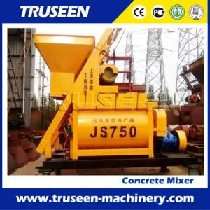 Js750 Concrete Mixer Construction Machine with Hopper