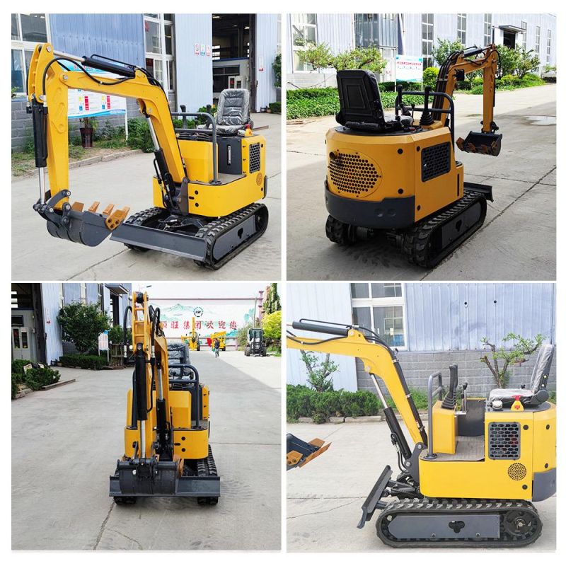 Hot Sell Good Quality 1ton Mini Digger with 0.025 M3 Backet Capacity Small Body Excavator