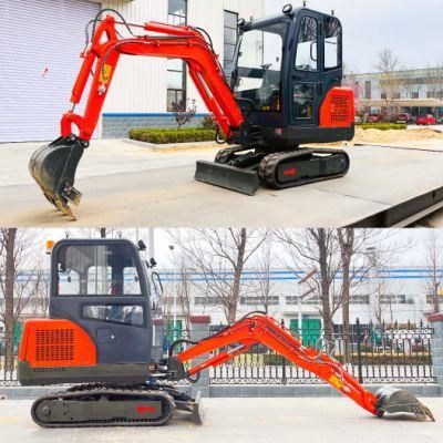 New Mini Digger Machine 1 Ton Small Chinese Mini Hydraulic Crawler Excavator Factory Outlet New Cheap Mini Miniature 2t Excavator