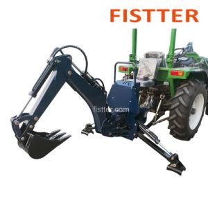 China Hydraulic Mini Wheeled Type Tractor Excavator with Bucket