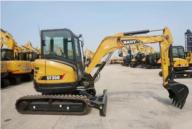 Sany Sy35u Crawler Hydraulic Second Hand Used Mini Excavator Excavators Small Digger 3 Ton Construction Machine Construction Machinery Excavadora Usada